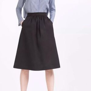 Zara Black Midi Skirt